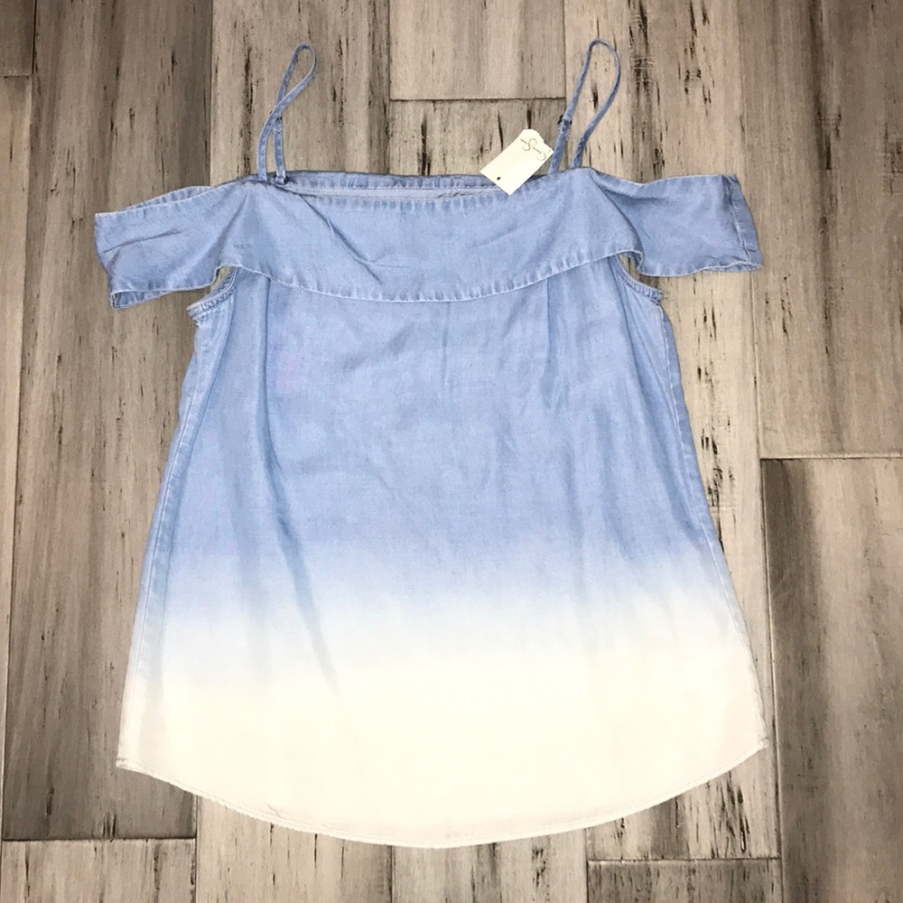 Jessica Simpson Off The Shoulder Tank